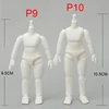 New OB11 P9 P10 Doll Body Black White PICCODO Doll Body Movable Spherical Joint Dolls Suitable For GSC, STO, 1/12 BJD Doll Head 3