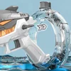2024 Poly Ring Electric Repeater Water Gun Toy Fully Automatic Fire Watergun Shark Electric Splash Water Gun Toy for Kids Adults 4