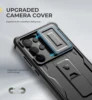Dexnor For Samsung Galaxy S25 Ultra 2025 Case Full Body Rugged Case with Camera Cover & Built-in Screen Protector Kickstand Case 2