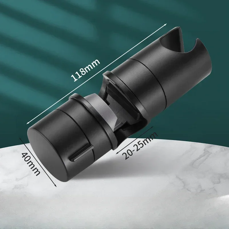 Shower Head Holder With Strong Adhesive, Adjustable Waterproof Handheld - View #2