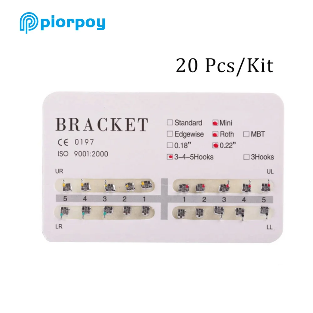 Рисунок 4 - Ортодонтические скобы PIORPOY