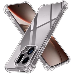 Shockproof TPU Protective Cover - Transparent Shell Case for OPPO Find X9 (Transparent)