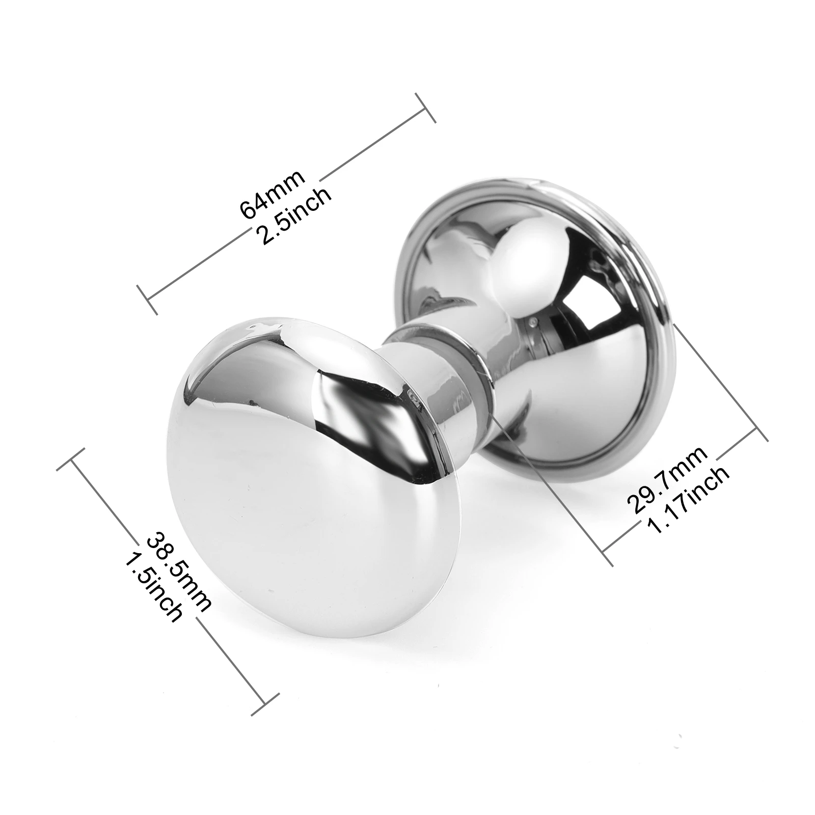 Door handles mushroom shape glass door handle mirror for bathroom door, office, Plexiglass, sliding door, steam room