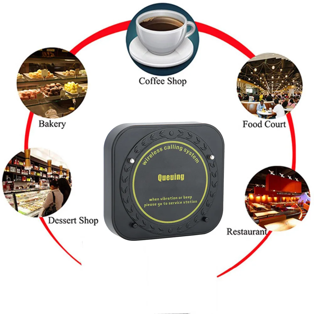 Restaurant Pagers,Social Distancing Buzzer,Max 999 Nursery Pager,10,20,30 Waiting Buzzers for Church/Clinic/Food Truck/Transport