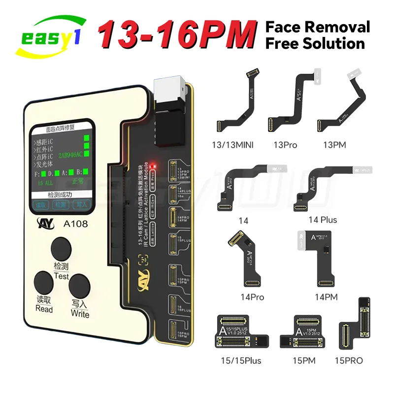 AY A108 BOX Dot Matrix True Tone Battery Programmer for iPhone X