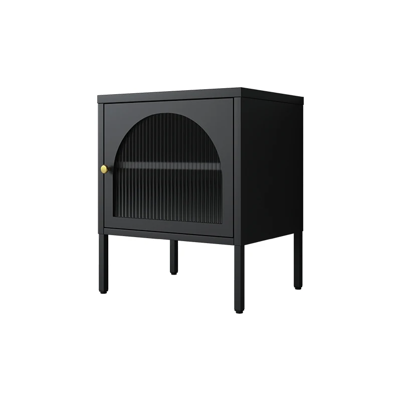

custom，high quality corner table mirrored nightstand with 1 shelf fireproof office cupboard