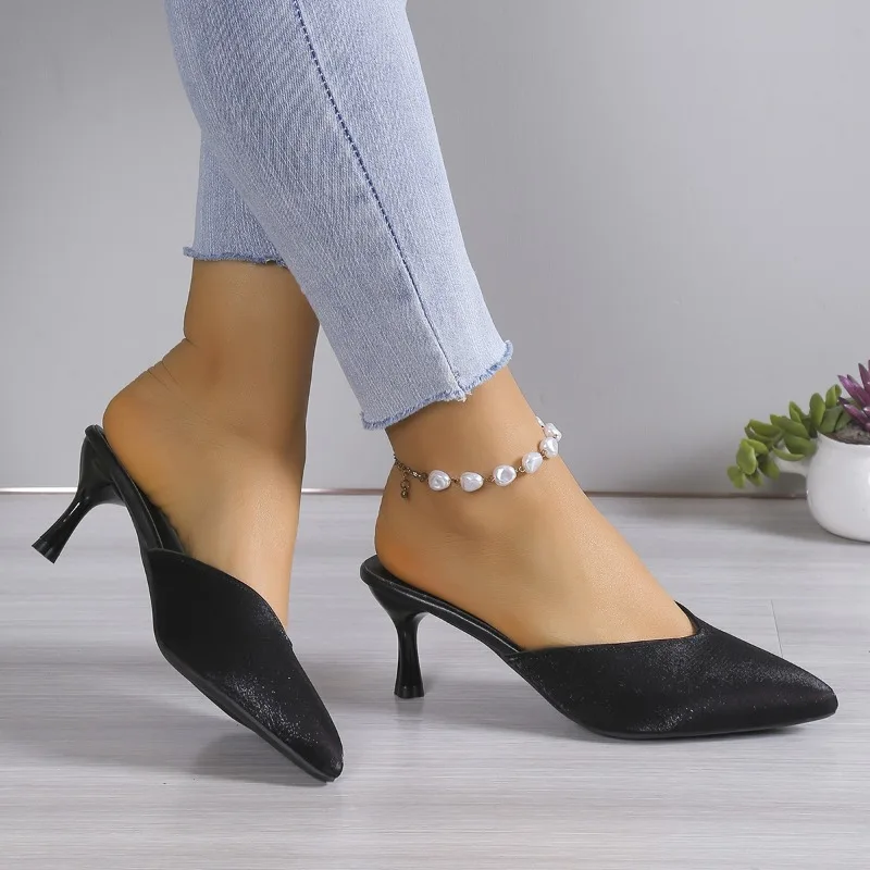 Eleganckie damskie szpilki ze skóry ze szpiczastym noskiem lato_voghion.com