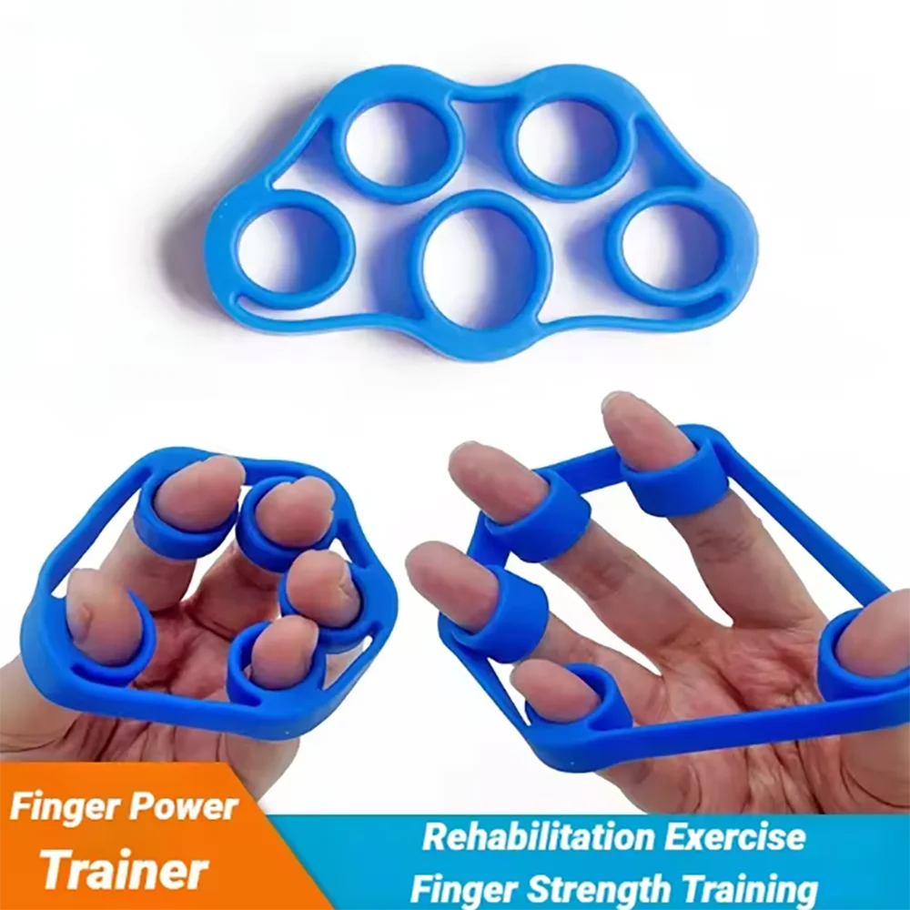 Silicone Five-Finger Training Hand Expanders Exerciser Wrist Stretcher Finger Gripper Expander Strength Rehabilitation Tensioner