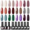 Coscelia 12 Colors 7ML Gel Nail Polish Long Lasting Shine For Manicure Semi Permanent Base Top Coat Nail Art UV Gel Varnish 1