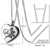 Print Photo Custom Name Memorial Keepsake Jewelry Stainlesss Steel Heart Pendant Chain Pet Urn Necklace Dog Cat Ashes Locket 4