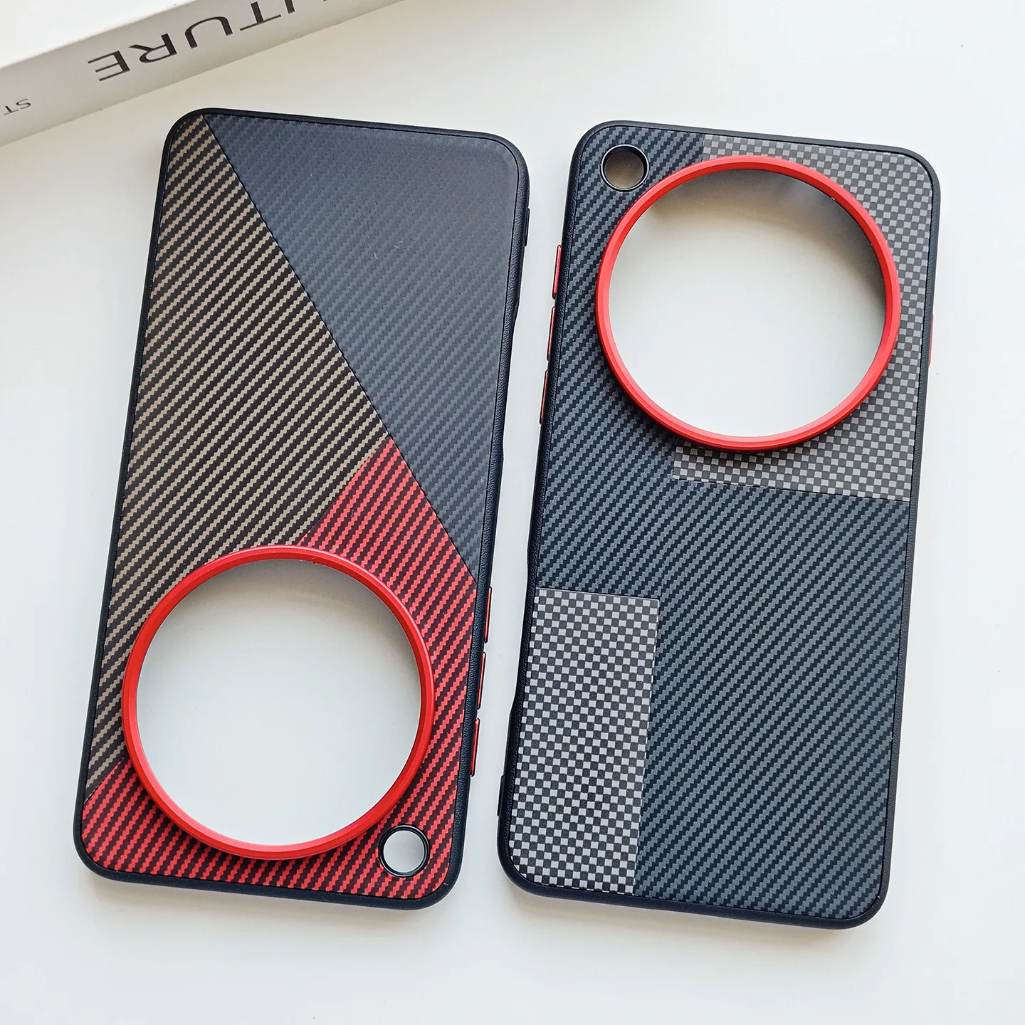 Kevlar-Textured Leather Anti-Drop Anti-Scratch Shockproof Case
