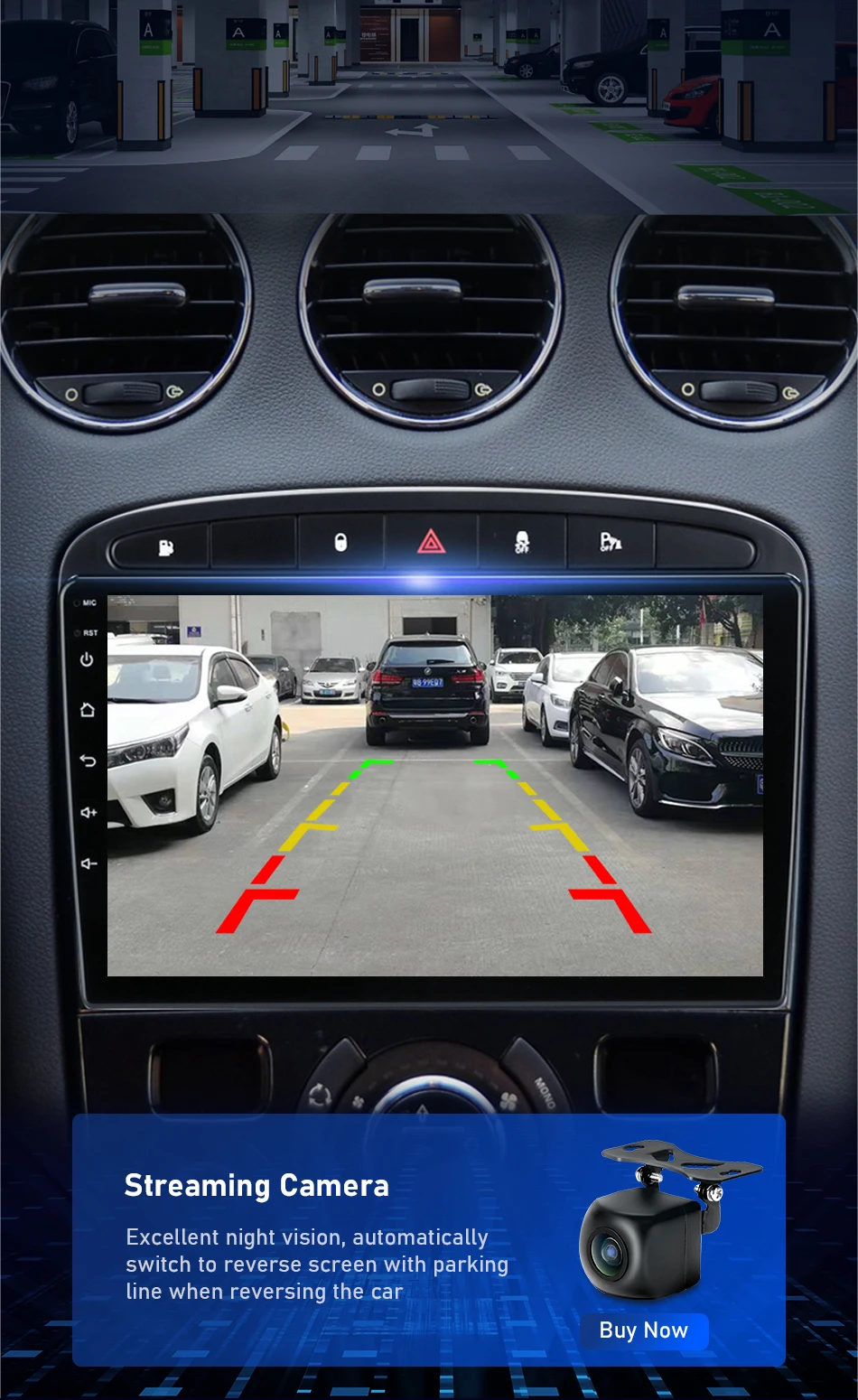 Srnubi 2Din Android Auto Radio Multimidia Video Player Auto Stereo Für Peugeot 408 308 2012-2016 Carplay 2 din dvd Head Unit – Detail 20