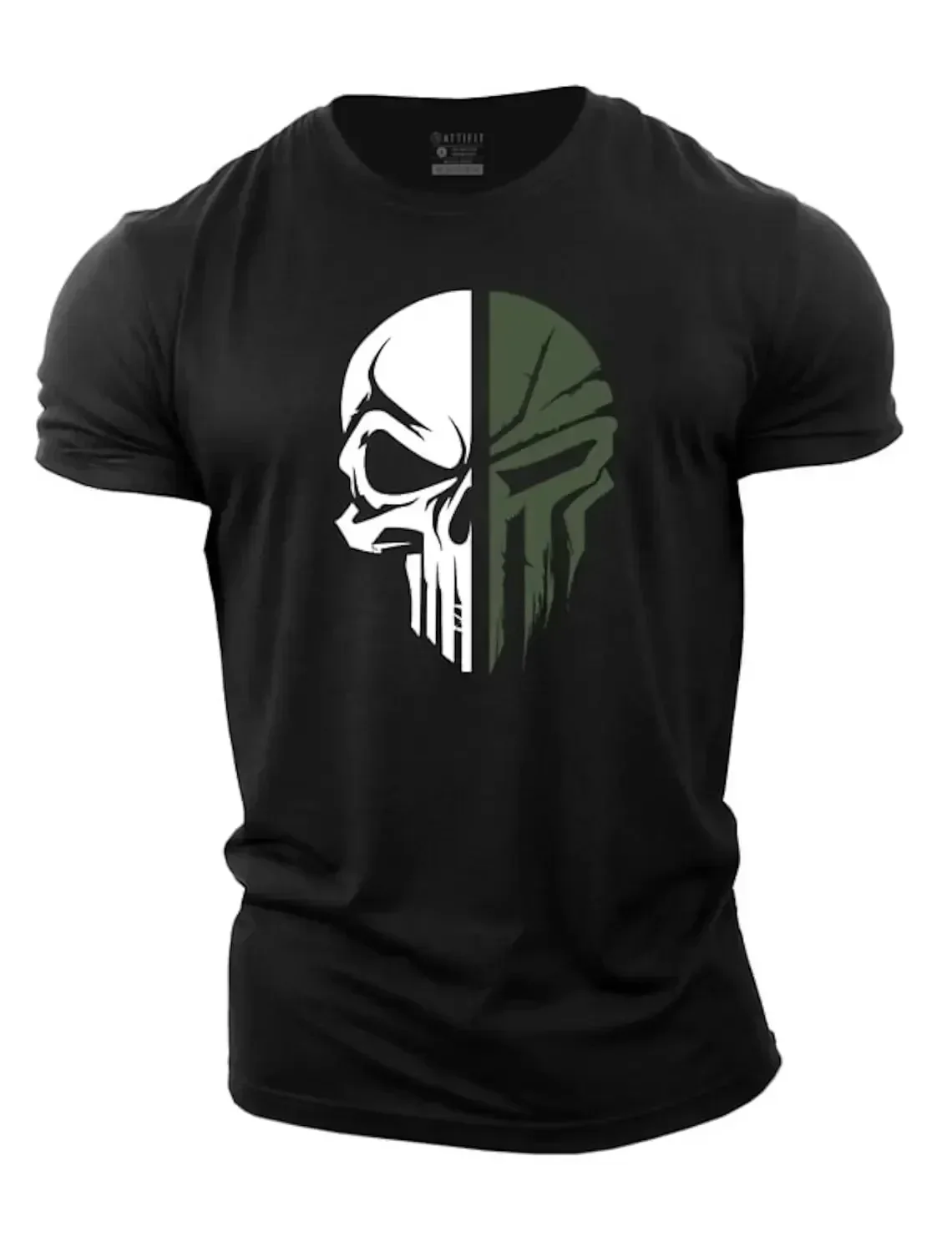 3D Men's T shirt -- Skull T Shirt