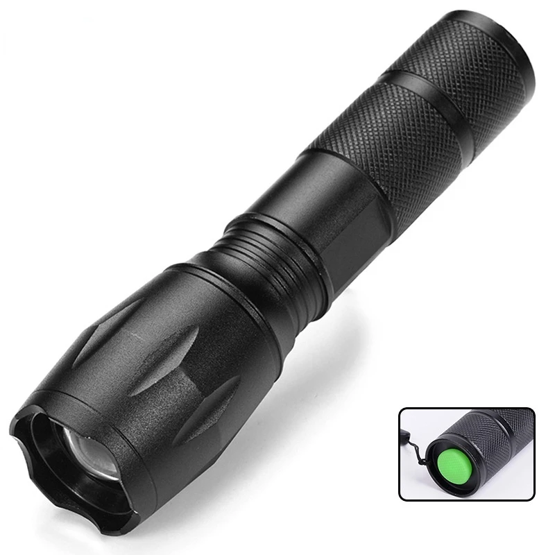 

Aluminum Alloy Strong Light Telescopic Focusing Outdoor Handheld T6 Gift Strong Light Flashlight