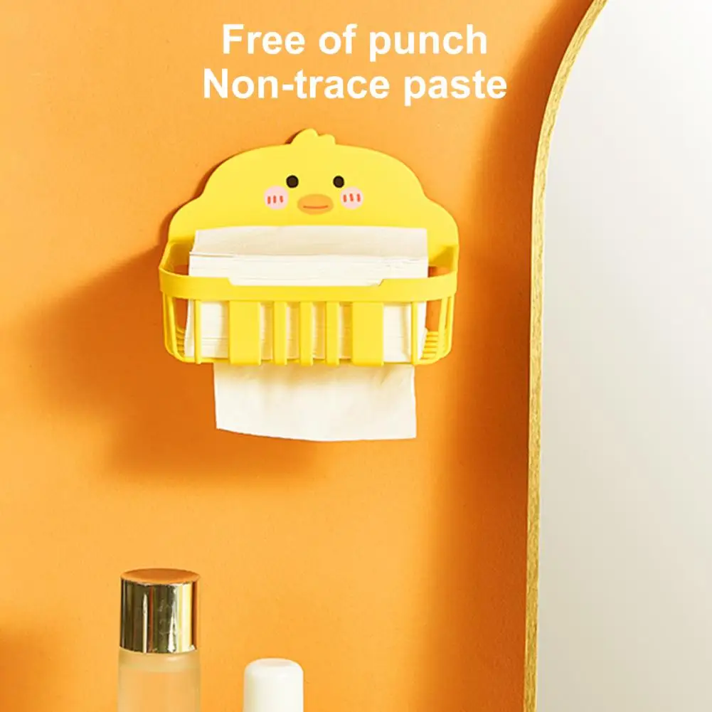 Long Lasting Paper Organizer Shelf Home Decoration Hollow-Out Design Wall-Mounted Toilet Roll Paper Storage Holder for Wall