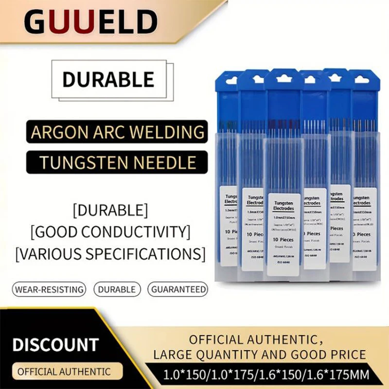 Tungsten electrodes 10 pcs Tungsten Electrode Head Needle/Wire for TIG WSME SUPER Welding Machine