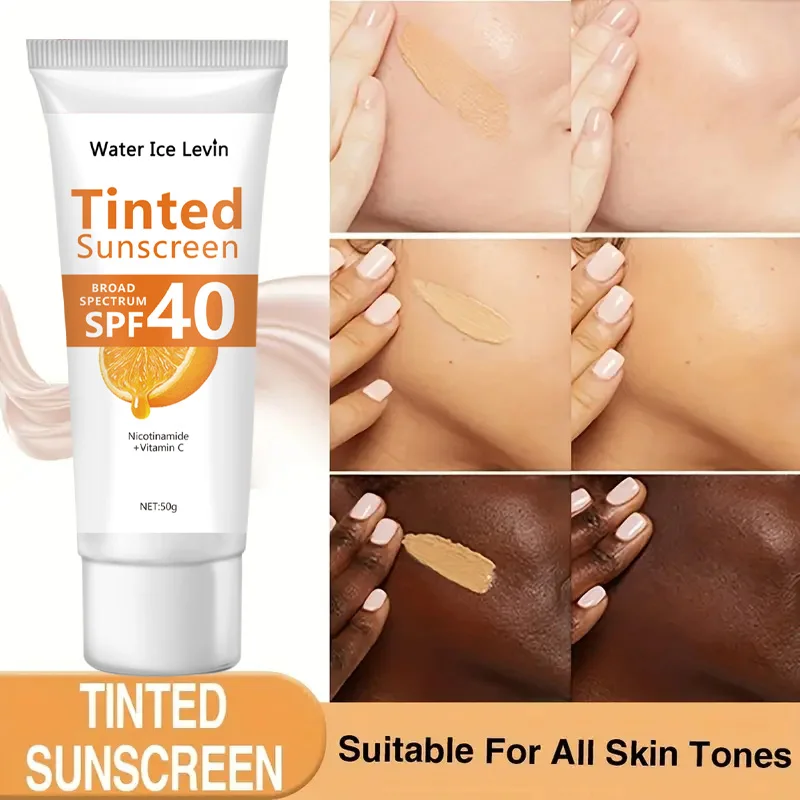 Orange Sonnenschutzcreme Feuchtigkeitsspendend Ölfrei Aufhellend_voghion.com