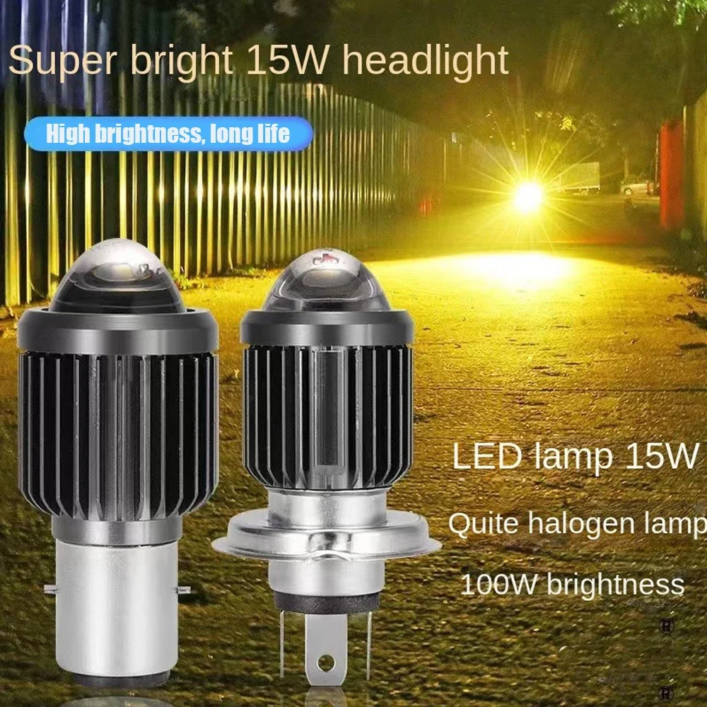 

Super bright H6 BA20D LED H4 Led Moto Motorcycle Headlight Bulb CSP 10000LM Spotlight 12V Motos Accessories Hi Lo Lamp Fog Light