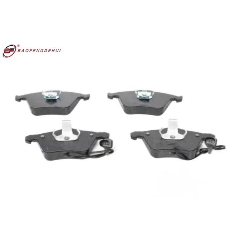 4PCS Front Disc Brake Pads Set For Audi A4 A6 Quattro S4 4F0698151K 321X30MM
