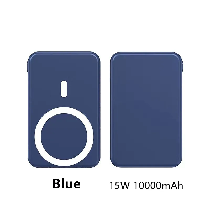 magnetic wireless power bank Magnetic Suction Wireless Charging Treasure PD22.5W Fast Charging Mobile Power Phone  Card Battery External Power For Apple top power bank Power Bank