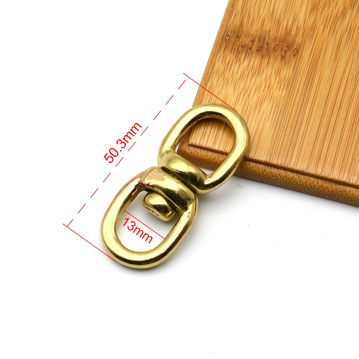 Connettore Girevole Con Occhiello Girevole In Ottone - Foto 2