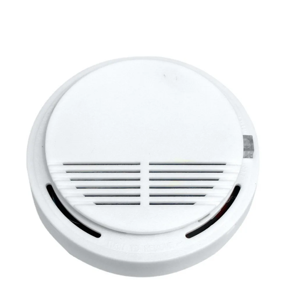 

1pc Smoke Detector Fire Detector Alarm Sensitive Photoelectric Independent Fire Smoke Sensor For Home Office Shop