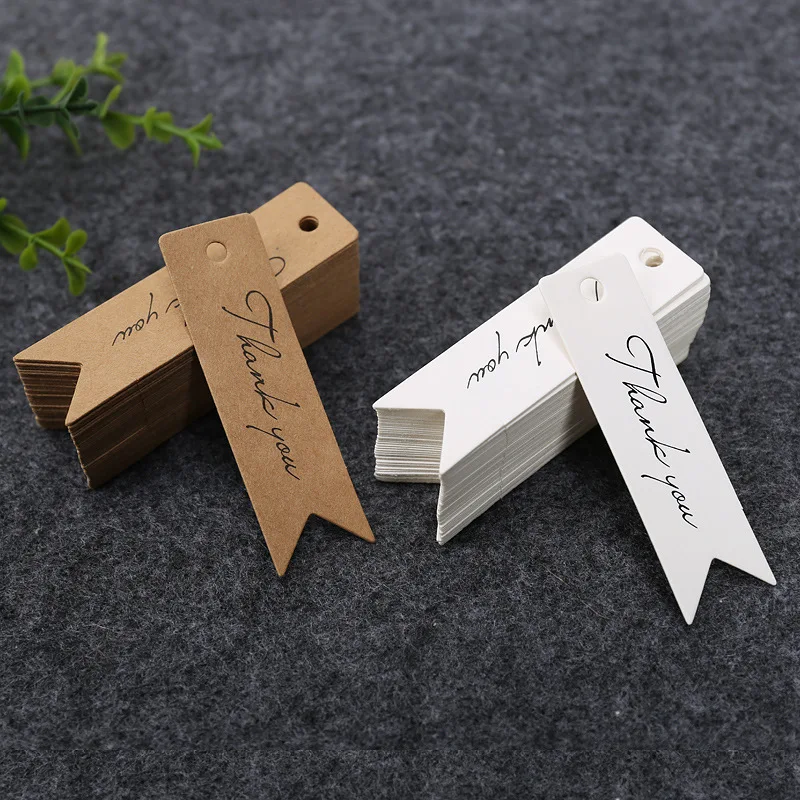 50Pcs Thank You Tag Gift Box Packaging Labels Decoration for DIY Wedding Guest Gift Birthday Party Paper Tags Listing Card thank you cards wedding favor tags gift sealing label cards