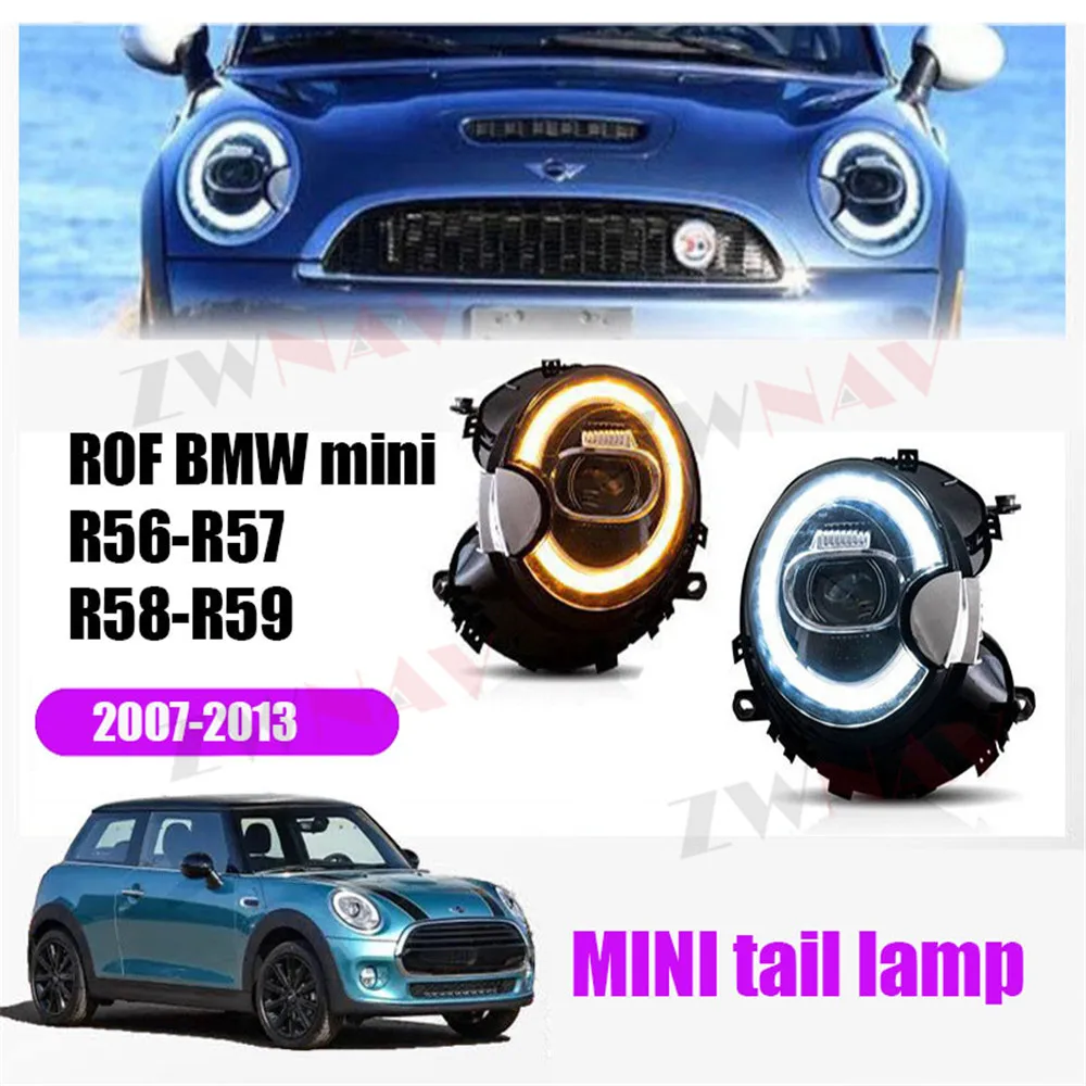 

For BMW Mini R56-57-58-59 2007 2008 2009 2010 2011- 2013 LED Headlight High Beam Light Front Lamp High Quality Retrofit Assemby
