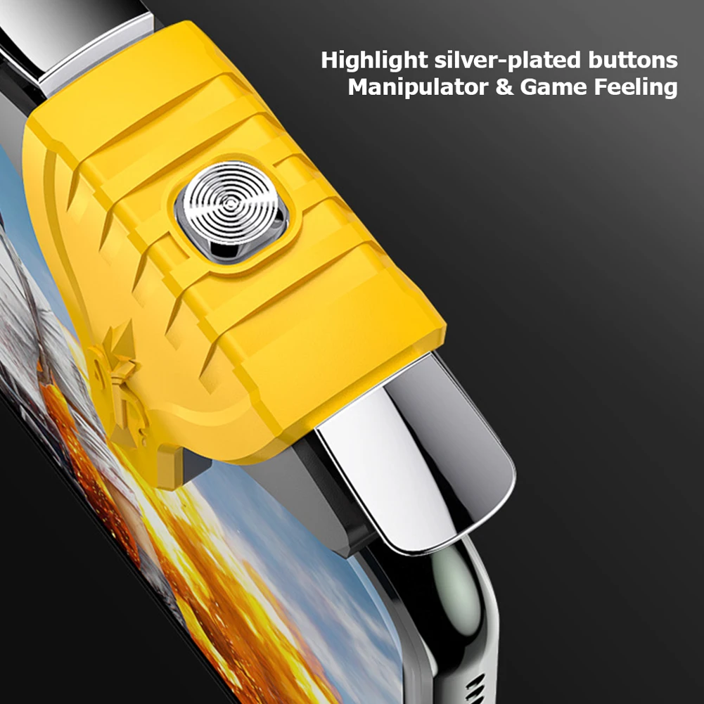 F01 2x PUBG Mobile Phone Trigger Gamepad Shooter Controller for Apple/Android