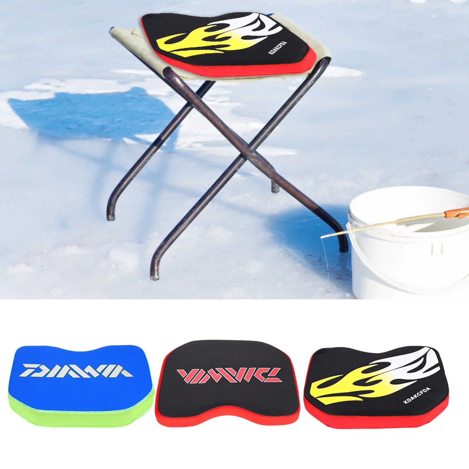Coussin épais kayak pêche avec ventouses antidérapantes pour confort sessions longues