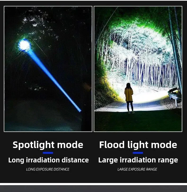 10000W Tactical LED Flashlight 3