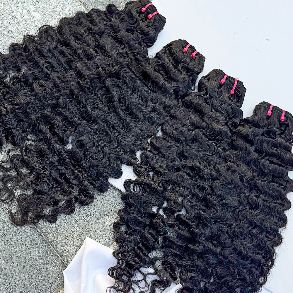 Burmese Curly 100% Human Hair Natural Color Bundles Weave Curly Human Hair Bundles Hair Extension for Black Women 100g/Bundle