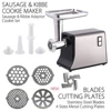 3200W Electric Meat Grinder Heavy Duty Commercial Kitchen Sausage Stuffer Maker Mincer Machine Food Processor 3