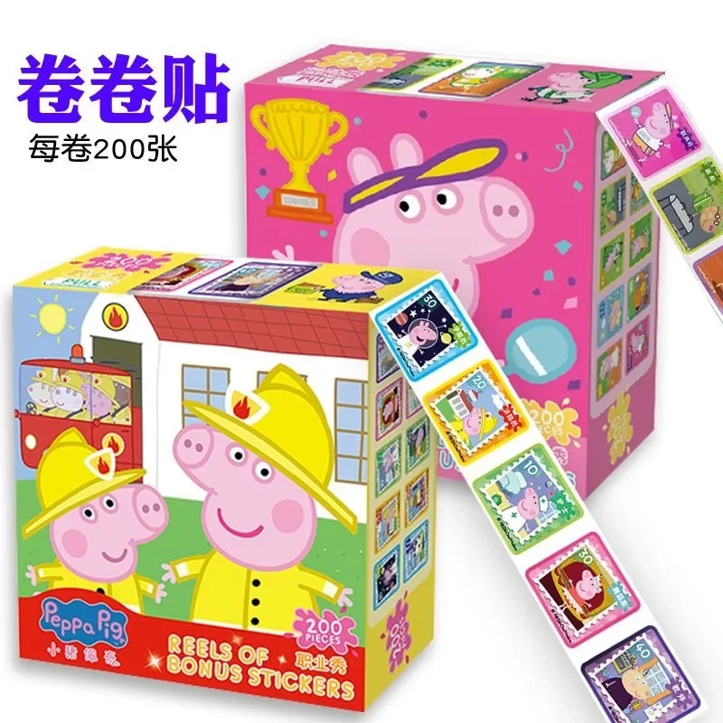 

Мультяшная наклейка «Пеппа» для детей 3-6-8 лет