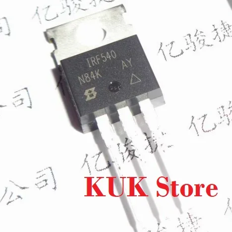 

Real Original 100% NEW IRF540 IRF540PBF TO-220 10PCS ~ 50PCS