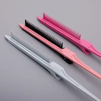 Hair Cutting Comb Tip-tail High-gloss Comb High-gloss Plastic Hair Salon Makeup Brush Stereotypes Comb Tool Weaving 2