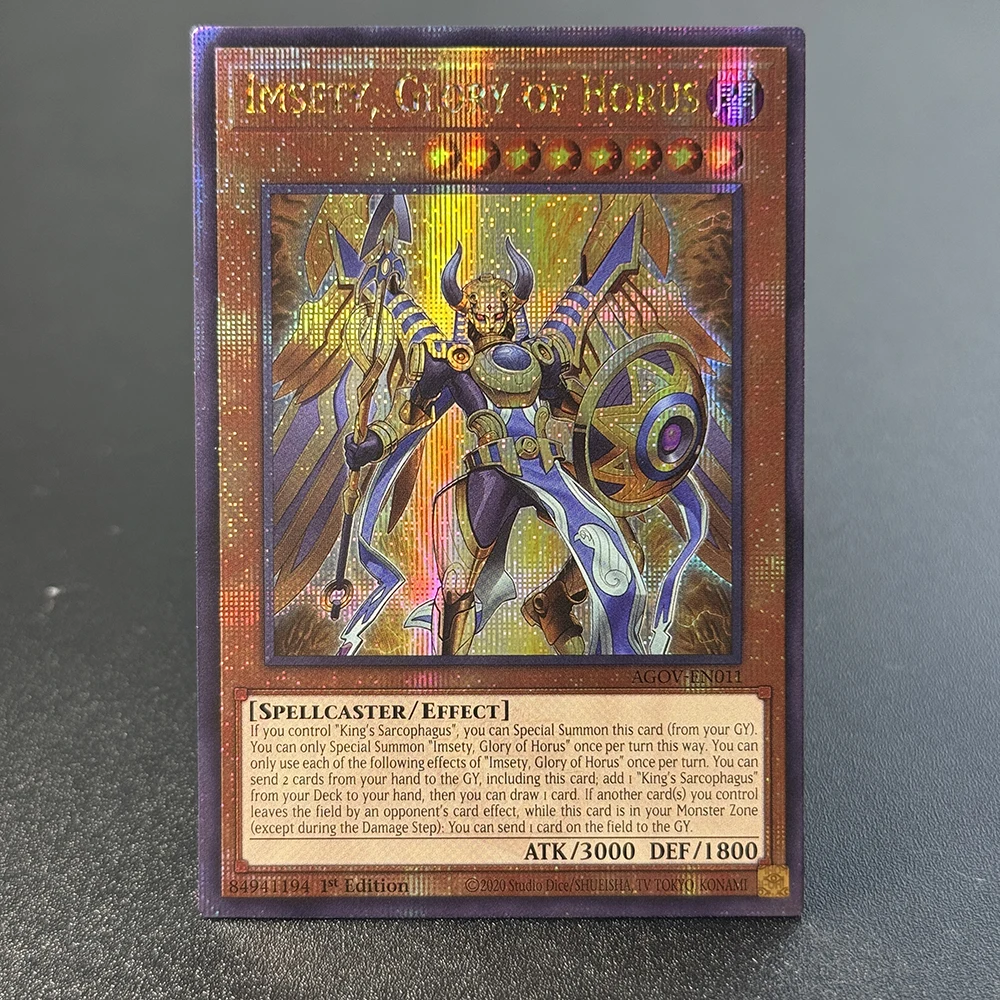 YU-GI-OH! Holographic-QCScR Proxy Game TCG Cards Collectiontoy