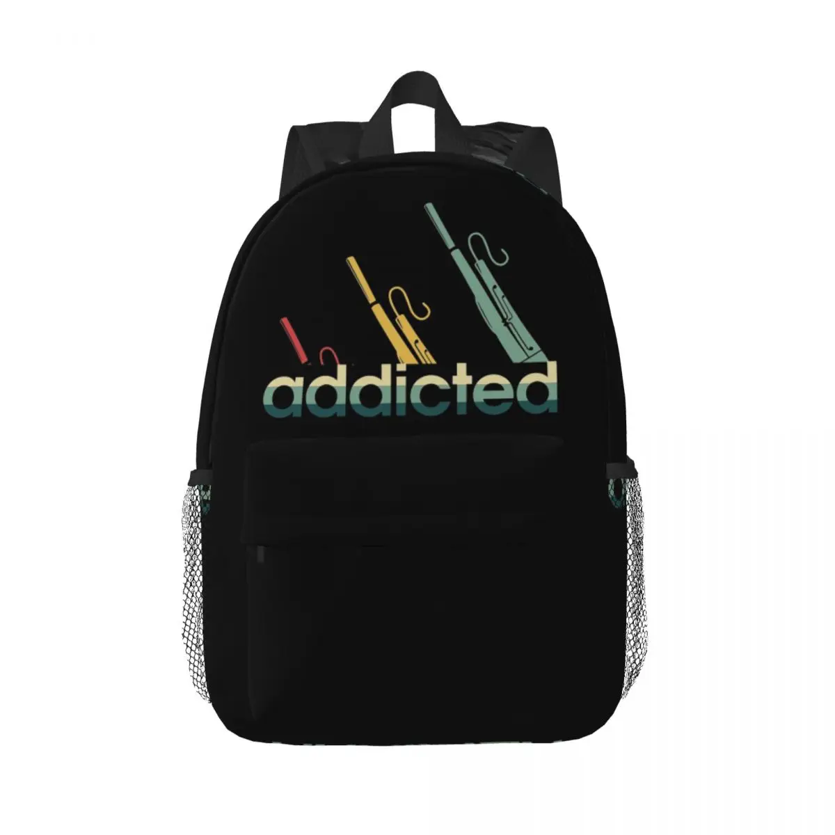 

Bassoon Addicted Vintage Backpacks Boys Girls Bookbag Casual Children School Bags Travel Rucksack Shoulder Bag Large Capacity