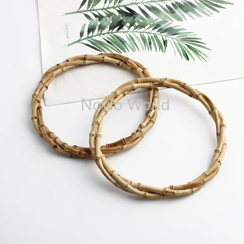 11 14 17 19 CM U Shape Bamboo Handles For Purse Kiss Clasp Frame Handbags Shoulder Bags Crossbody Tote Handcrafted Accessories