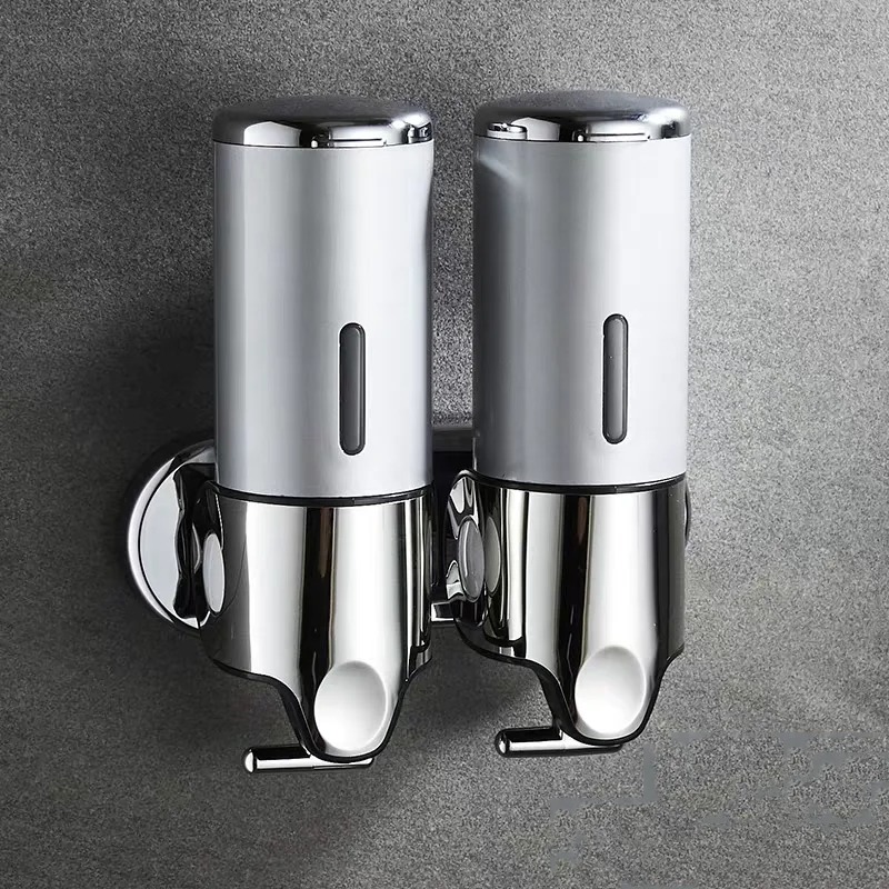 Bathroom Liquid Soap Dispenser Hand Sanitizer Holder Wall Mount Soap Shampoo Gel Shower Liquid Container Bathroom Accessorie