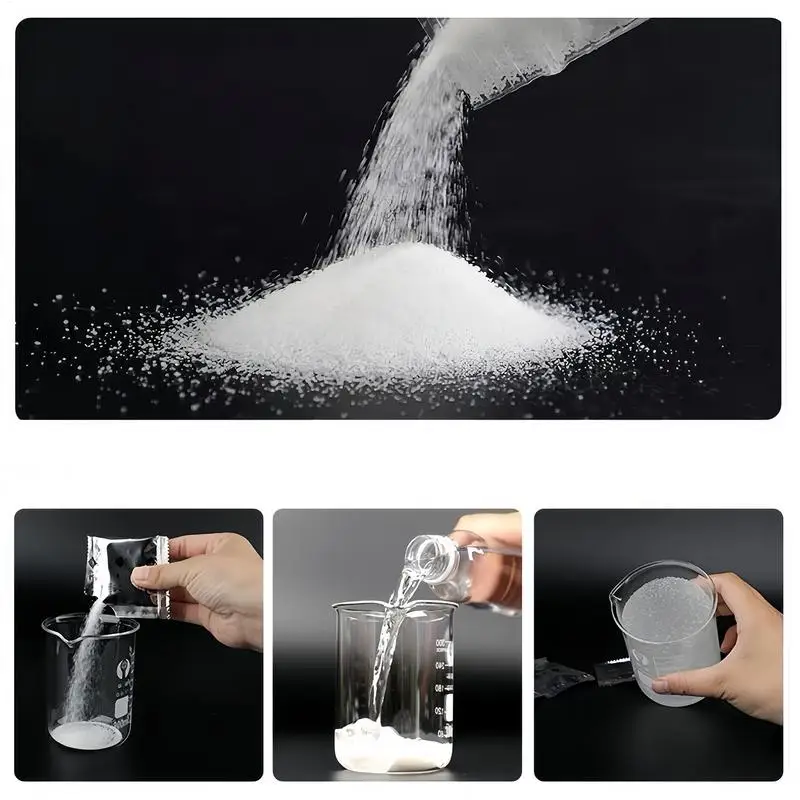 50pcs Camping Toilet Chemicals Liquid Waste Gelling Deodorizing Powder Eco Absorbent Gel for Camping Toilet for Portable Toilet