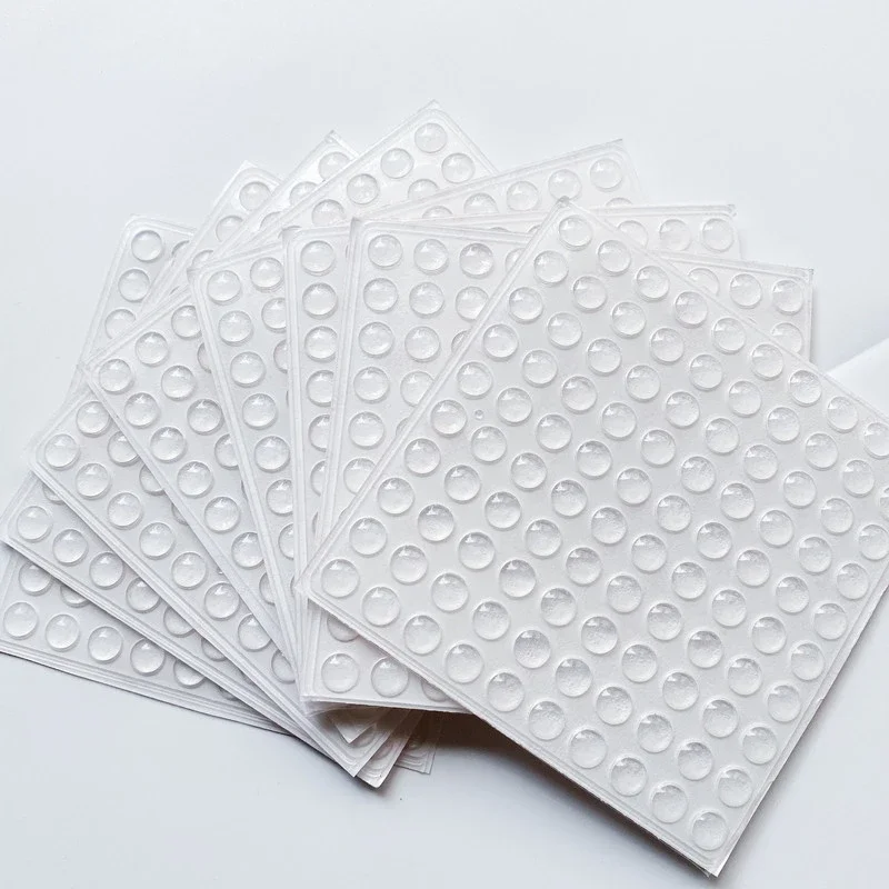 Silicone Furniture Pads Rubber Furniture Pads Stickers Self Adhesive Buffer Bumper Toilets Drawer Door Cabinets Anti-Collision Silicone Anti Slip Pads Silicone Door Stickers