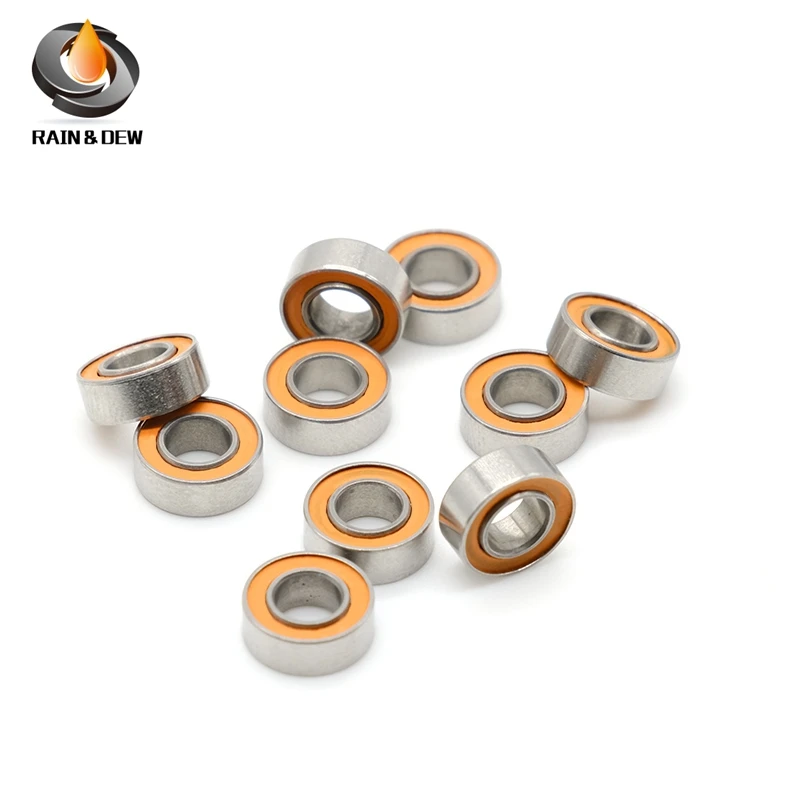 SMR 84 2RS CB ABEC-7 4X8X3 mm Stainless Steel hybrid Si3n4 ceramic ball bearing Without Grease Fast Turning 1Pcs Ball Bearings Miniature Bearings Mini Ball Bearing