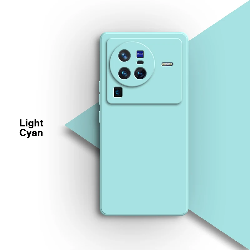 Premium Soft Liquid Silicone Shockproof Phone Case with Camera Protection