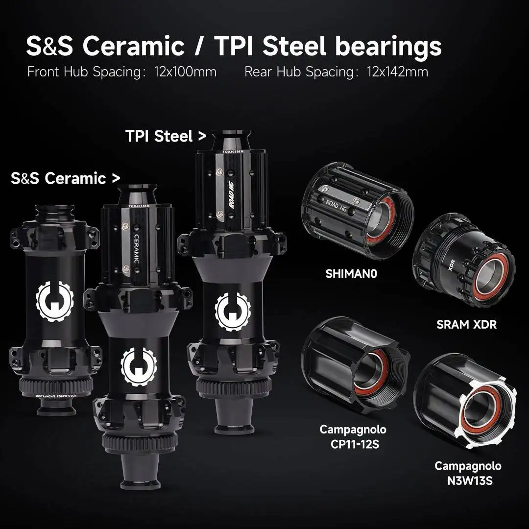 Elitewheels-超軽量カーボンファイバーホイールセット,ロードディスク