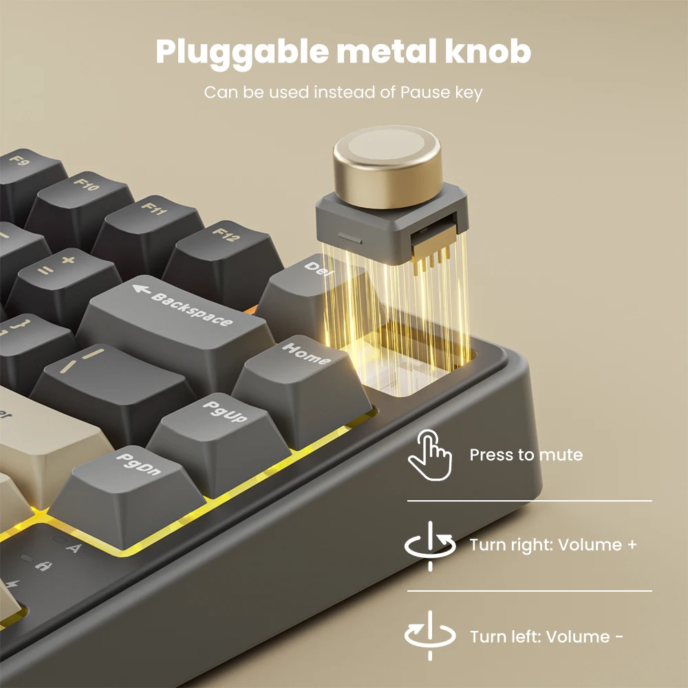 RK Royal Kludge R75PRO 블루투스 무선 기계식 키보드 80% 80키 RGB 백라이트 핫스왑 가능 게이머 키보드 PBT 키캡