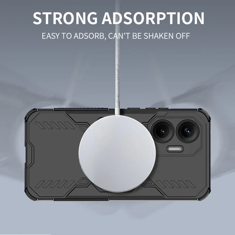 Advanced Heat Dissipation Protective Case with Lens Shield and Magnetic Wireless Charging