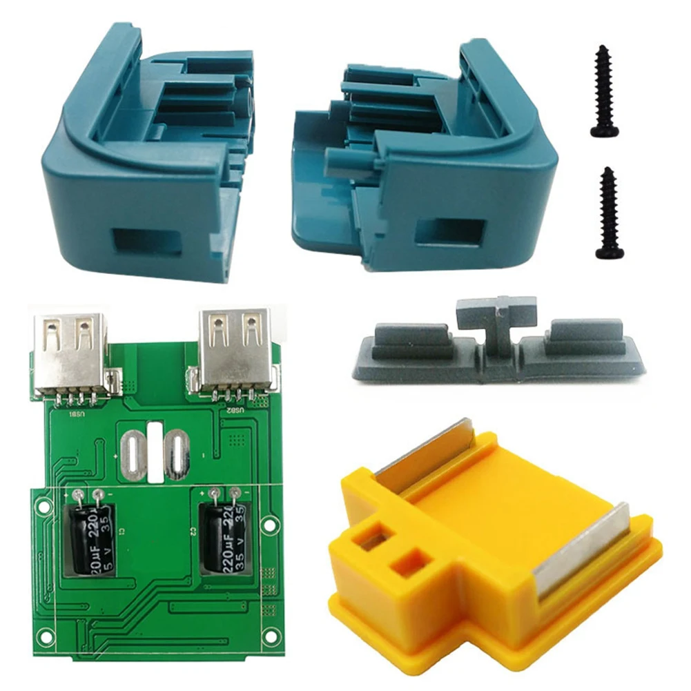 

Для Makita ADP05 14,4 V/18V Lion Battery Dual USB конвертер порт USB зарядное устройство для телефона
