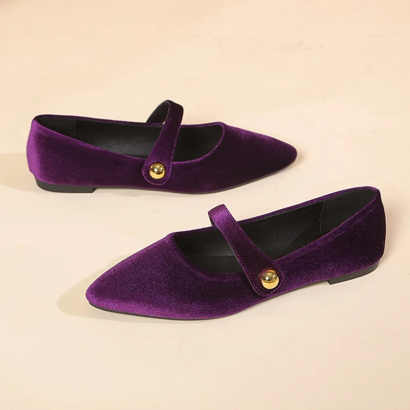 حذاء فردي بكعب مربع غير قابل للتحلل بمقدمة مدببة ل...