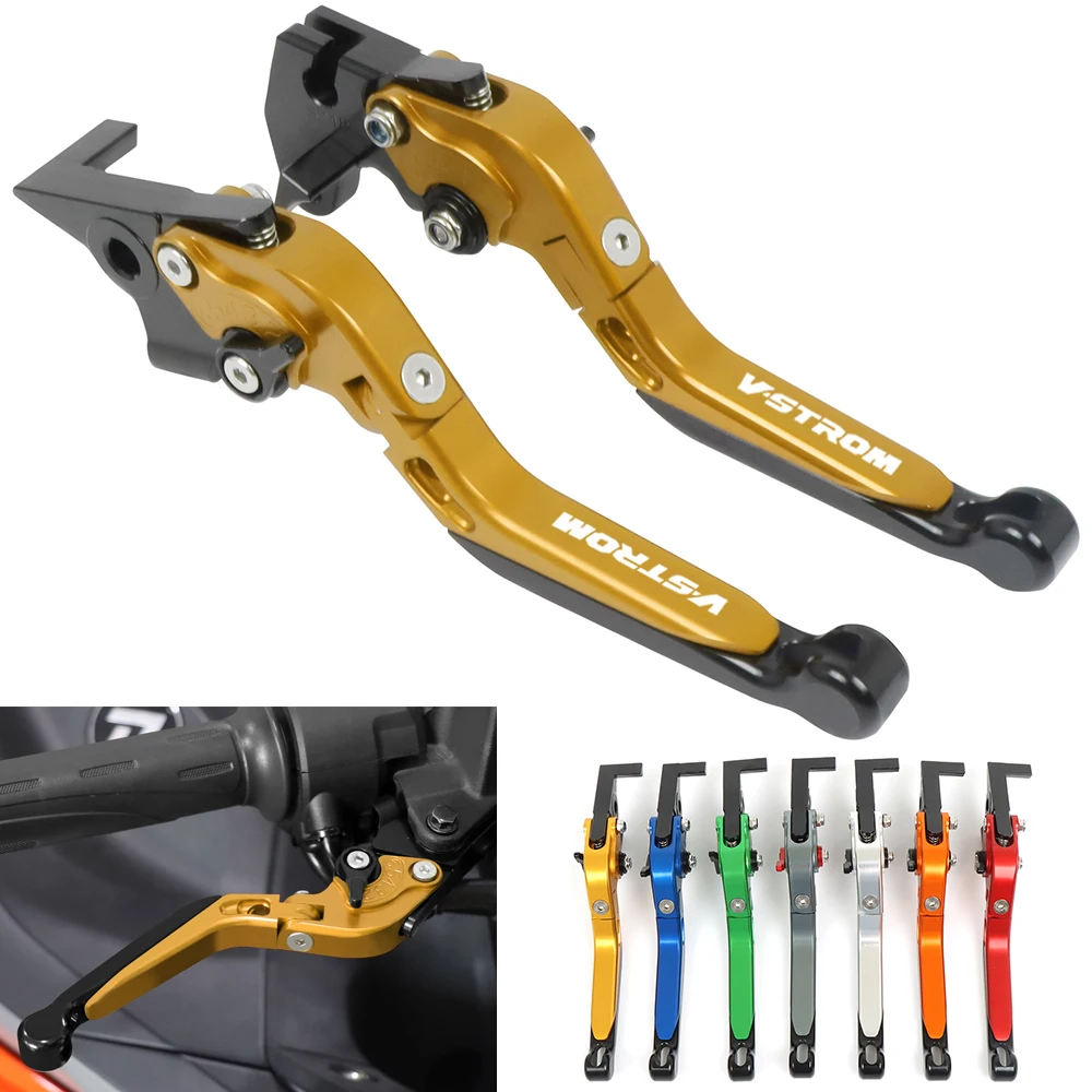 

Motorcycle Brake Handle Bar Lever Folding Brake Clutch Levers For Suzuki DL650 V-Strom/XT 250 Vstrom 650 2011-2022